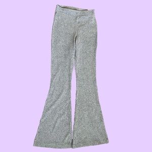Aeire Groove-On Velour High Waisted Flare Pants